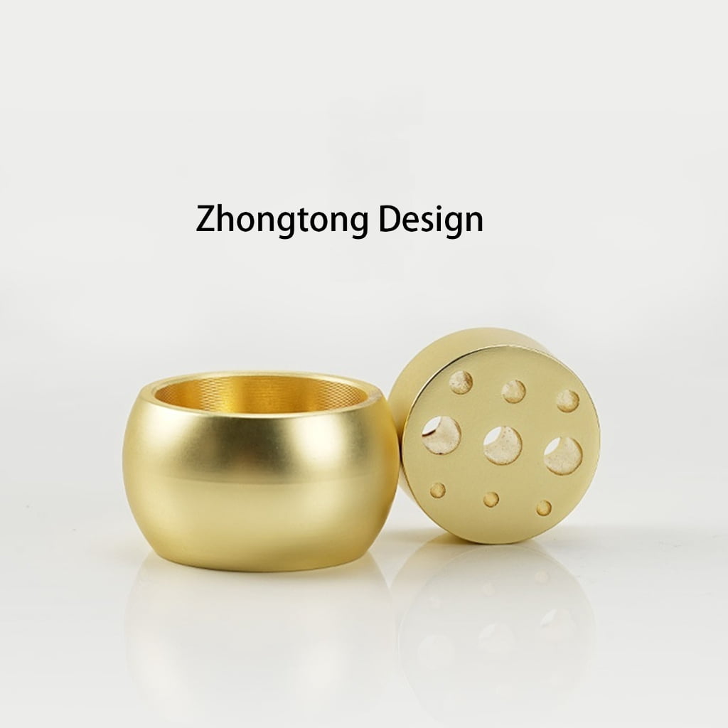 PatungKu Coppers Incenses Holder,Cone Incenses Burners Holder Incenses Stick Holder Ashes Catcher for Outdoor Indoor Metal Censer