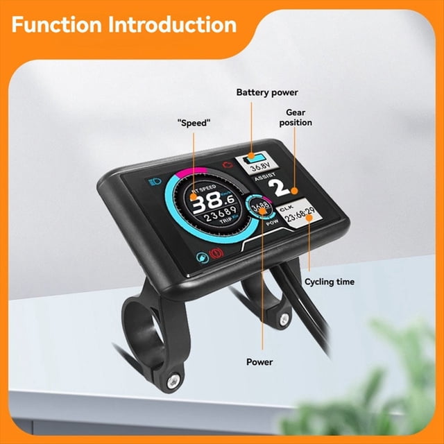E-Bicycle Three Mode Controller Set 60A 48V 60V 72V Sine Wave Controller UKC1 Display Color Screen E-Bicycle Accessories