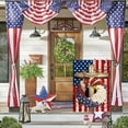 thumbnail image 5 of Sm:)e Patriotic Stars and Stripes Eagle Wreath Fourth of July Garden Flag 12x18 Inch Double Sided, USA Flag Independence Day Red White Blue Yard Outdoor Decoration, 5 of 6