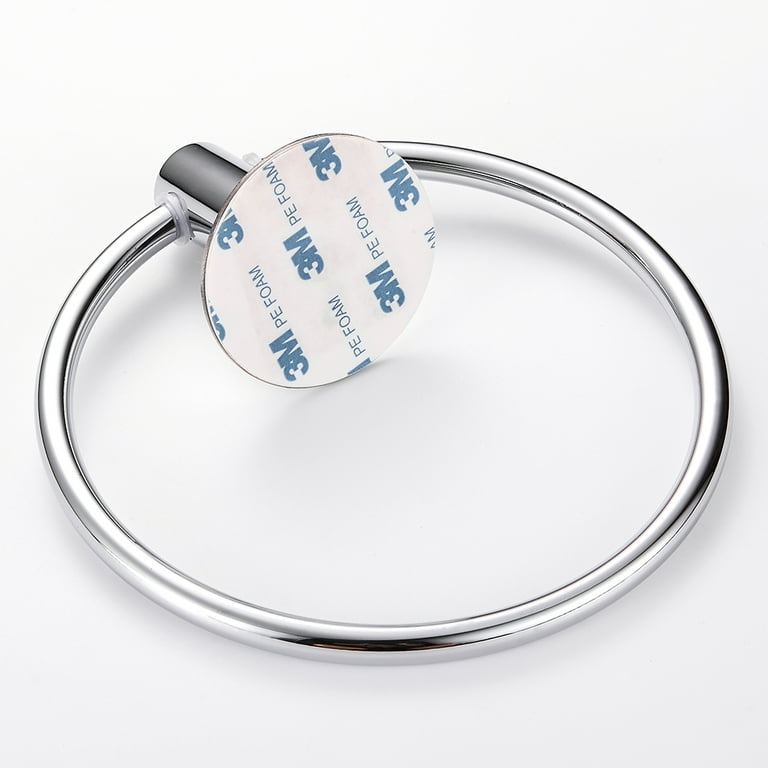 Self Adhesive Towel Ring Wall Mounted Oval Towel Hanger Holder, 1Pcs - On  Sale - Bed Bath & Beyond - 37034944