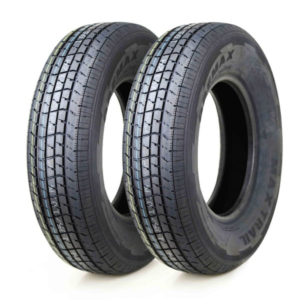 Set 2 GREMAX Premium Radial Trailer Tires ST215/75R14 8PR Load Range D