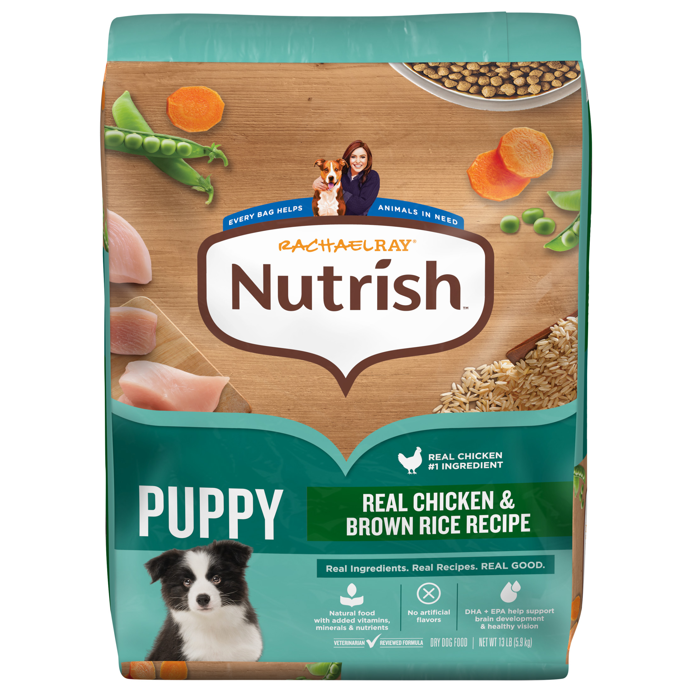 Nutrish Puppy Dry Dog Food Real Chicken & Brown Rice photo 1