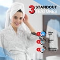thumbnail image 4 of Juego de 2 toallas de baño Infinitee Xclusives, 100% algodón, color blanco, 4 of 9
