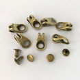 thumbnail image 3 of 20 ganchos de encaje Colcomx para botas accesorios de encaje Bronce, 3 of 8
