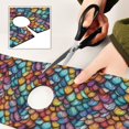 thumbnail image 6 of Yayeee Faucet Mat for Kitchen Sink 30" Diatomite Long Splash Guard Pad, Vibrant Dragon Scales Pattern, 2 Pack, 6 of 7