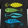 thumbnail image 3 of Instant Message - Fishing Lures - Toddler And Youth Girls Short Sleeve Graphic T-Shirt, 3 of 6