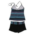thumbnail image 2 of New Women UK 6-18 Two Piece Tankini Sets Swimsuit Sports Clothes Shorts Swimwear M/UK8, 2 of 8