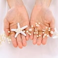 thumbnail image 4 of Starfish Bride Wedding Hair Vine Pearl Bridal Headpiece Beach Wedding Hair Accessories for Women and Girls(A Silver), 4 of 4