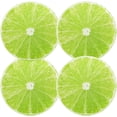 thumbnail image 2 of Lemon Slice Placemats Round Table Mats Non-Slip Washable Heat Resistant Kitchen Place Mat for Home Dining Coffee Tabletop (4PCS) Home Decor, 2 of 7