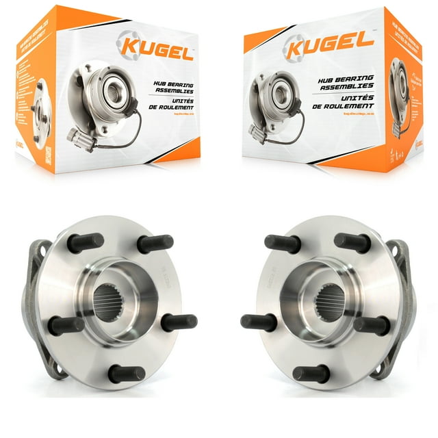 Kugel Rear Wheel Bearing and Hub Assembly Pair for Car 2007-2012 Mazda CX-7 AWD - Left Right Side (Driver Passenger) K70-100683