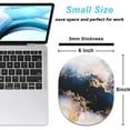 thumbnail image 2 of ERDS-Small Mouse Pad 6 x 8 Inch, Takes up Wrist and Mouse Space, Waterproof Compact Mini Mouse Mat for Laptop Computer Wireless Mouse Keyboard Home Office Travel,Blue Gradient Marble, 2 of 4