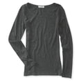 thumbnail image 1 of Camiseta básica Aeropostale para mujer Gris Extragrande, 1 of 2