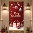 thumbnail image 2 of Decorative Design Merry Christmas Colorful Theme Christmas Banner for Holiday Celebration Indoor Decoration Winter Festival, 2 of 9