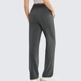 thumbnail image 2 of Womens Sweat Pants, Fashion Casual Solid Color Waist Sweatpants with Side Pockets, 2 of 5