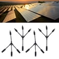 thumbnail image 2 of Cable paralelo de rama Y fotovoltaica, juego de 2 cables solares para panel solar, conector macho y hembra, accesorios para panel solar, multifuncional, 2 of 12