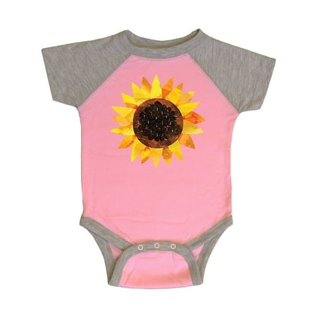 

Inktastic Summer Grunge Sunflower Gift Baby Boy or Baby Girl Bodysuit