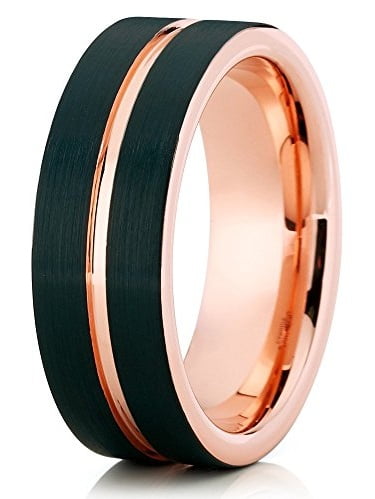 Tungsten rose gold Clearance