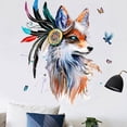 thumbnail image 2 of Guardoinrt Wall Sticker PVC Animal Pattern Decals Backdrop Mural Art Poster Self-Assembly DIY Removable Decoration Window Gifts, 2 of 6