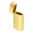 thumbnail image 2 of Funda para encendedor: soporte metálico para encendedor con tapa abatible creativa, portátil y práctico para viajes en casa, dorado, 2 of 7