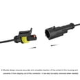 thumbnail image 3 of Unique Bargains Waterproof Connector Electrical Quick Connect 1 Pin Male Female 0.75mm2 with 100mm Long Wire 5 Sets, 3 of 5