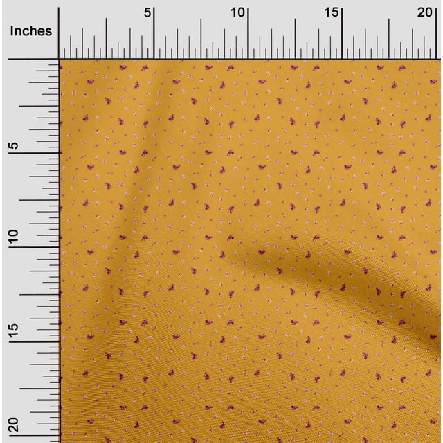 oneOone Viscose Jersey Fabric Leaves & Flower Floral Print Sewing Fabric BTY 60 Inch Wide