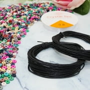 Fun-Weevz 2500 Pcs Round Heishi Beads for Jewelry Making Adults, 15 Flat Ceramic Clay Bead Strands in Assorted Colors