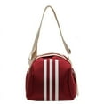 thumbnail image 2 of Title: Fashion Striped Crossbody Bag - Shell-shaped Purse Casual Chic for Women, 2 of 8