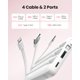 thumbnail image 2 of Cargador portátil Coowisty Slim Power Bank de 10000 mAh, blanco, 2 of 8