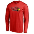 thumbnail image 2 of Men's Red Illinois State Redbirds Primary Team Logo Long Sleeve T-Shirt, 2 of 3
