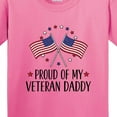 thumbnail image 4 of Inktastic Military Veteran Daddy Proud Son Daughter Youth T-Shirt, 4 of 5