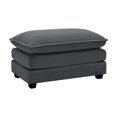thumbnail image 2 of Grey Corduroy Fabric Ottoman Footstool - Stylish Retro Design for 2, 3, or 4-Seater Sofas, Ergonomic Comfort & Durable Construction, 2 of 8
