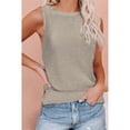 thumbnail image 3 of Halter Vest,Knitted Halter Vest Polyester Knit Tank Top Sleeveless Top Enhanced Durability, 3 of 5
