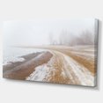 thumbnail image 2 of Sandy Beach en Hiver Brouillard - Art Moderne sur Toile, 2 of 3