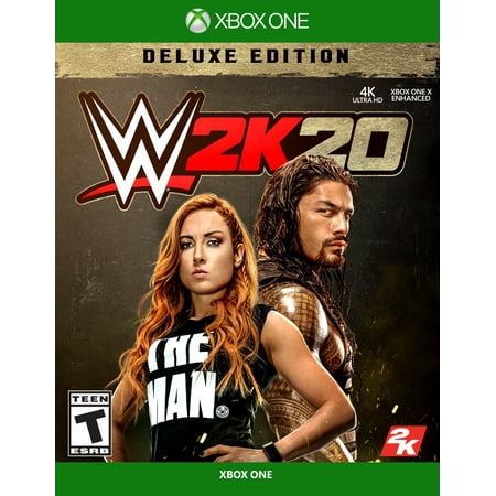 WWE 2K20 Deluxe Edition, 2K, Xbox One (Best Xbox Wrestling Game)