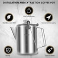 thumbnail image 3 of Camping Coffee Pot Stainless Steel,Coffee Pot Outdoors,Multi Use Coffee Percolator,Brew Coffee on Fire,Ideal for Group Camping,Hiking,Backpacking,RV and Travel,9 Cups, 3 of 8