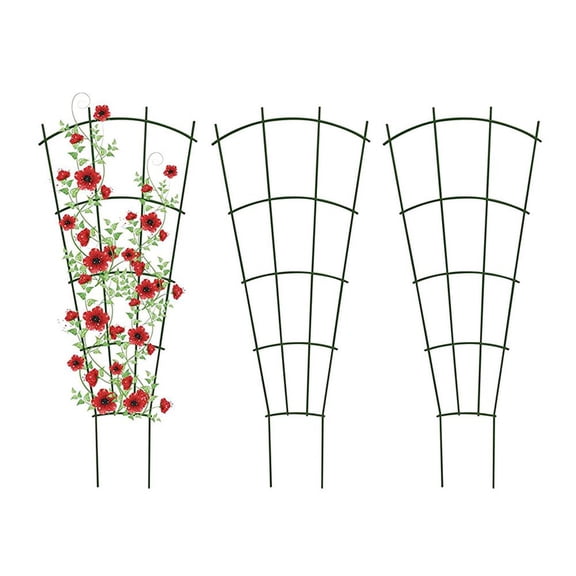 2 Pcs Plant Support Plant Stakes,Plant Holder Flower Pot Climbing Trellis for Small Plant Flower Vegetable