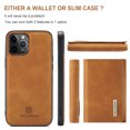 thumbnail image 4 of Split Body Magnetic Leather Wallet Iphone Case,iPhone 16, 4 of 7