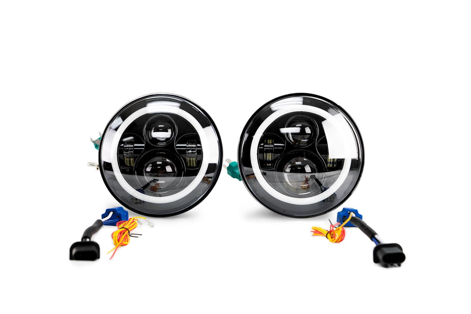 Buy Dv8 Offroad Hl7jk 02 Led Projector Headlight Set Fits 07 18