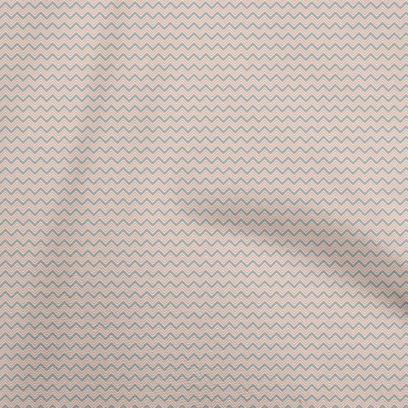 oneOone Polyester Spandex Gray Fabric Chevron Sewing Fabric By The Yard Printed Diy Clothing Sewing Supplies 56 Inch Wide