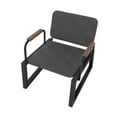 thumbnail image 3 of Whythe PU Leather Low Accent Chair 1.0 in Corten, 3 of 8