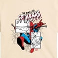 thumbnail image 2 of Marvel - Spider-Man Sketch Blocks - Juniors Cropped Graphic T-Shirt, 2 of 4