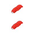 thumbnail image 2 of Sonducket Cuerda de nylon Malla Hamaca Columpio para dormir Muebles Cama colgante Plegable Ligero Senderismo Hogar Adultos Playa Patio Rojo Rojo 2piezas, 2 of 6