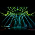 thumbnail image 6 of Opvise RGB LED Spotlight Disco Stage Bar KTV Party Dance Club Lightweight Pinspot Light Green Black Shell, 6 of 8
