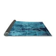 thumbnail image 2 of Ahgly Company Indoor Round Oriental Light Blue Industrial Area Rugs, 7' Round, 2 of 4