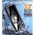 Designed for iPhone 15 Pro Max Case Waterproof, [Builtin Screen