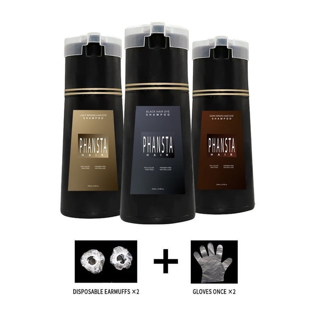 Shampooing Colorant pour Cheveux Shampooing Colorant Instantané pour Cheveux Shampooing Colorant pour Cheveux Shampooing Colorant Instantané pour Hommes et Femmes, Teinture pour Cheveux Bruns
