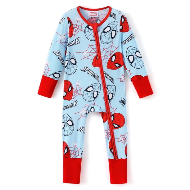 Romper Disney Marvel Spiderman para bebé de 0 a 3 meses, rojo
