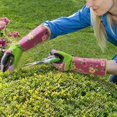 thumbnail image 4 of de guantes de jardinería profesionales para mujer, guantes largos de jardín para plantación de flores a prueba de espinas 1 par Worallymy JD711053924, 4 of 5