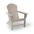 thumbnail image 5 of Hampton Weather Wood Outdoor Patio Adirondack Chair and Table Set (3-Piece), 5 of 13