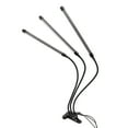 thumbnail image 4 of Luz Para Plantas Con Clip, 3 Cabezales, Resistente Al Agua, Luz Roja, Blanca Y Cálida, Luz LED Para Cultivo De Plantas Con Clip De Espectro Completo Para Plantas De Interior, 4 of 7